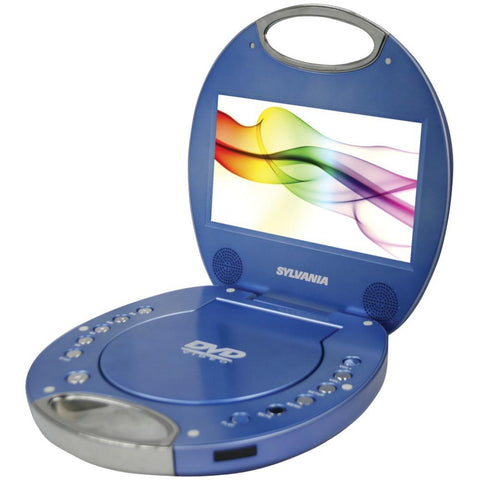 Sylvania Sdvd7046-blue 7 Portable Dvd Player With Integrated Handle (blue)