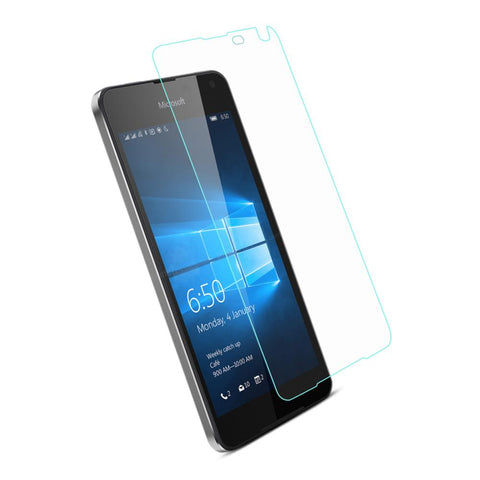 Reiko Microsoft Lumia 650 Tempered Glass Screen Protector In Clear