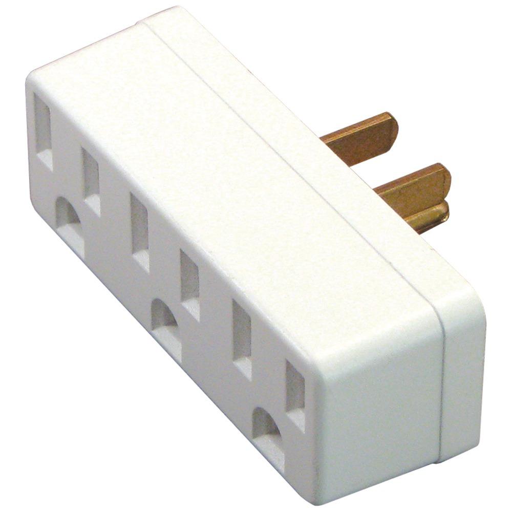 Axis 45090 3-outlet Grounded Wall Adapter