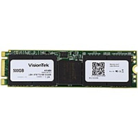 Visiontek 500gb M.2 2280 Sata Iii Ngff Internal Ssd - 550 Mb/s Maximum Read Transfer Rate - 500 Mb/s Maximum Write Transfer Rate - Hot Pluggable - 256-bit Encryption Standard