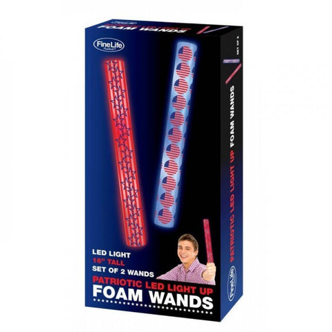 Patriotic Light Up Foam Baton Set Of 2