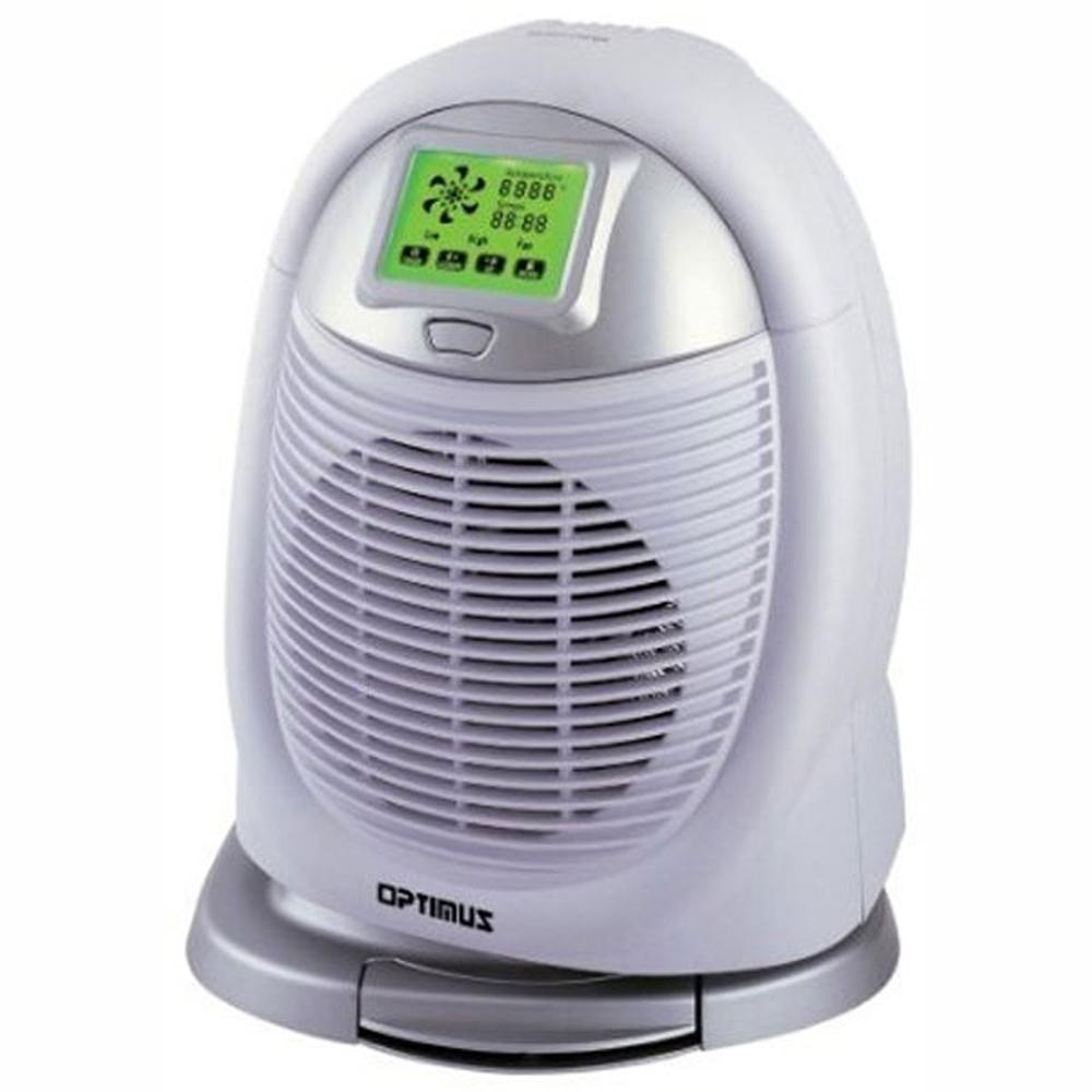 Optimus Digital Oscil Fan Heater W/ Touch Screen Control