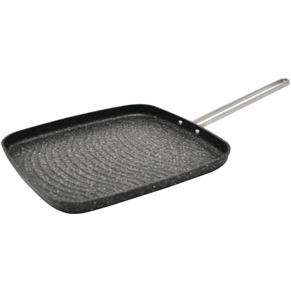 The Rock By Starfrit The Rock By Starfrit 10&amp;quot; Grill Pan With Stainless Steel Wire Handle Srft030280