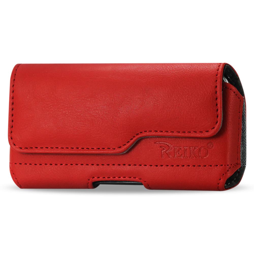 Horizontal Pouch Iphone 5/5s Red (5x2.44x0.47 Inches Slim)