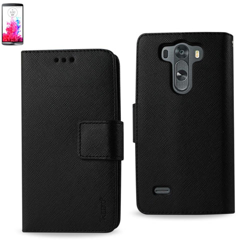 Reiko Lg G3 Mini 3-in-1 Wallet Case In Black