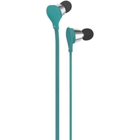 At&amp;amp;t Jive Noise-isolating Earbuds With Microphone (turquoise) Wacebm01tq