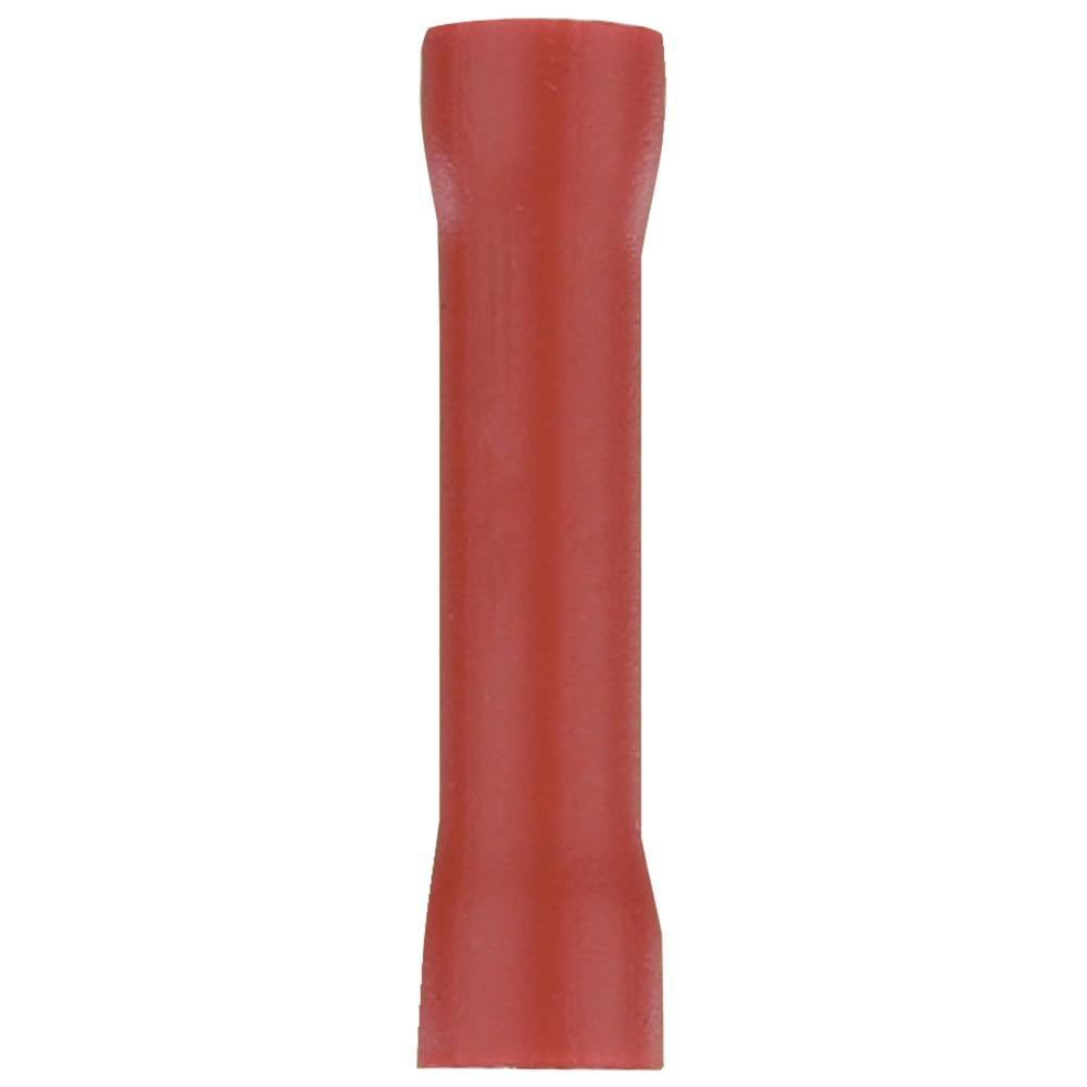 Install Bay Rvbc Vinyl Butt Connectors (red, 22-18 Gauge, 100 Pk)