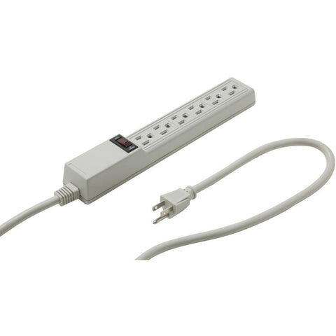 Steren 905-106 6-outlet Surge-protected Power Strip