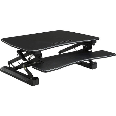 Lorell Llr99553 V2 Sit-to-stand Adjustable Desk Riser - Black