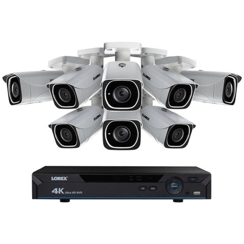 Lorex Lnr610828kb 8-channel 4k Hd 2tb Nvr With Eight 4k Bullet Security Cameras