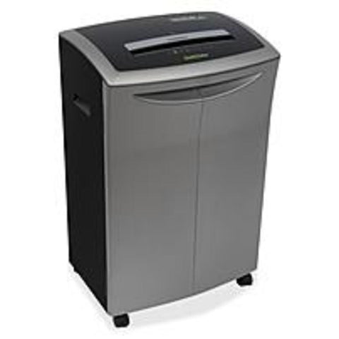 Goecolife Platinum Paper Shredder - Micro Cut - 12 Per Pass - For Shredding Paper, Credit Card, Staples - 0.120 X 0.350 Shred Size - Level 4 - 6 Ft/min - 9.06 Throat - 20 Minute Run Time - 7 Gal Wastebin Capacity - Gray, Black