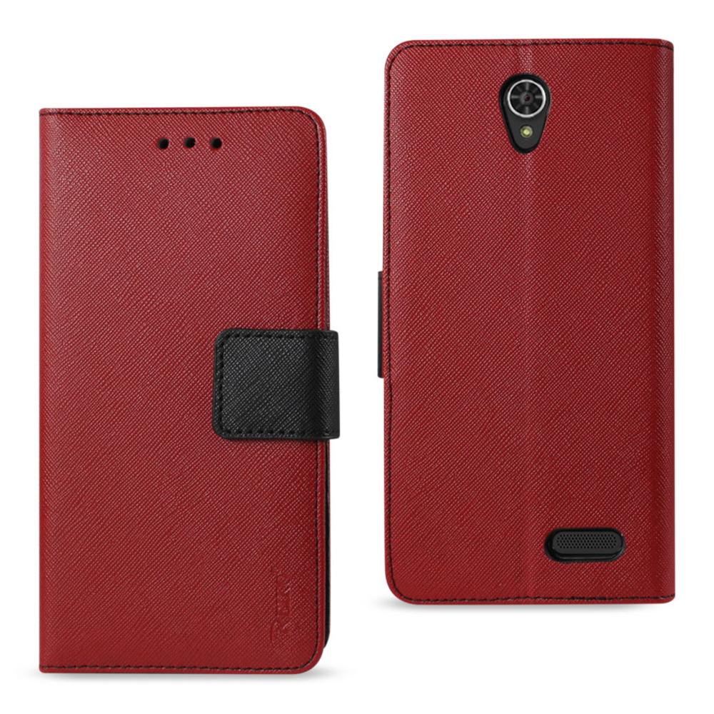 Reiko Grand X3 (z959)/ Warp 7 3-in-1 Wallet Case In Red