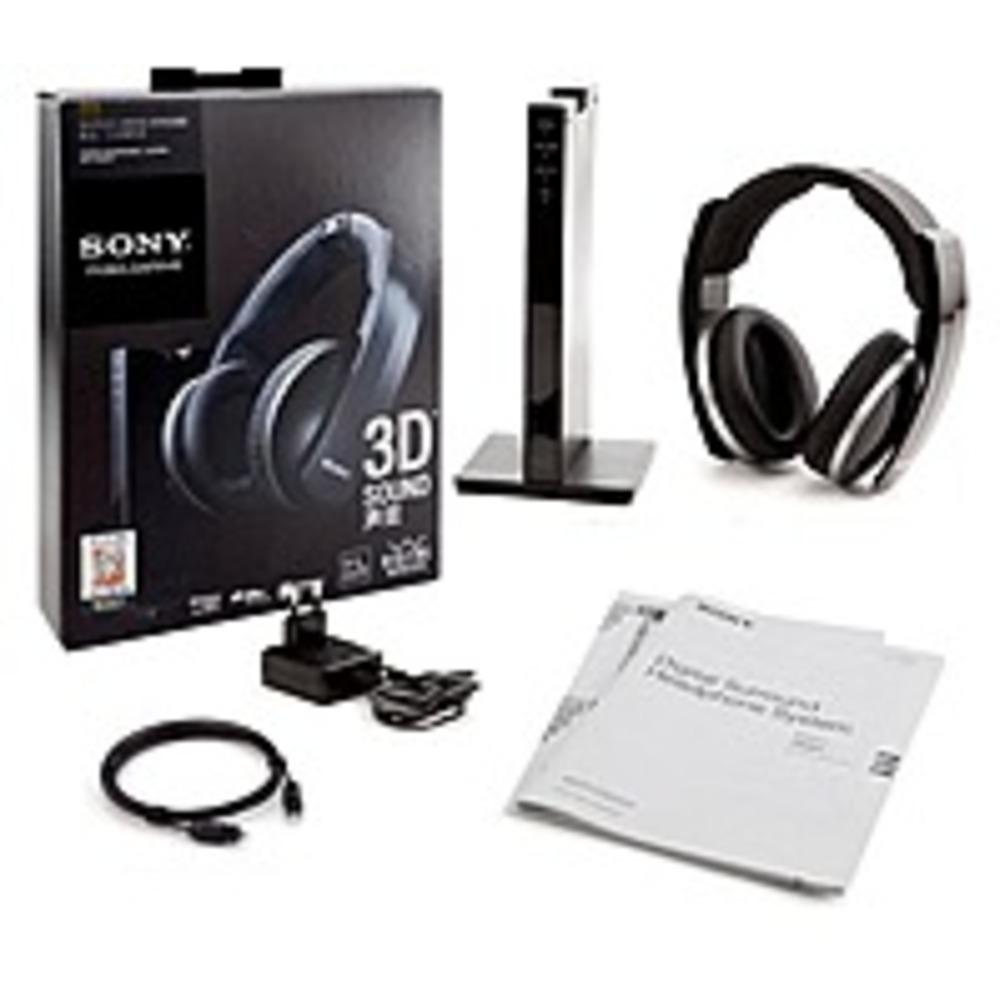 Sony Mdr-ds6500 Wireless Surround Digital Headphones - 2.4 Ghz - 12-22000 Hz -  3.5mm / Digital Optical / Composite Connectors - Black