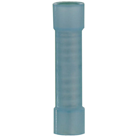 Install Bay Bnbc Butt Connectors, 100 Pk (blue, 16-14 Gauge)