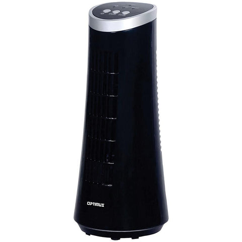 Optimus 12&amp;quot; Desktop Ultraslim Oscillating Tower Fan (black) Opsf7345bk