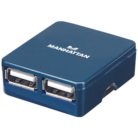 Manhattan 4-Port Hi-Speed USB 2.0 Micro Hub, Bus Power