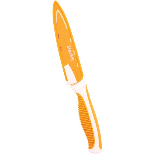 5-Inch Utility Knife with Integrated Sharpening Sheath