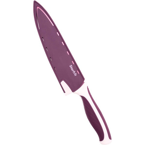 8-Inch Chef Knife with Integrated Sharpening Sheath