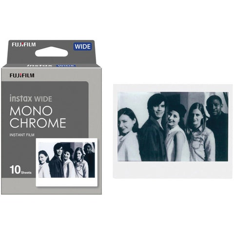 instax(R) WIDE Monochrome Film, 10 pk