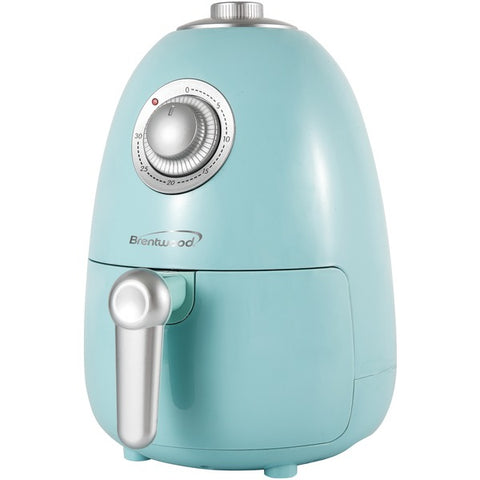 2-Quart Small Electric Air Fryer with Timer and Temperature Control (Blue)