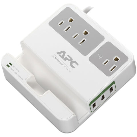 APC by Schneider Electric Essential SurgeArrest, 3 Outlets, 3 USB Charging Ports, 120V