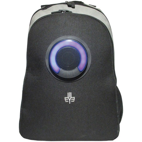 Backpack with Bluetooth(R) Speaker (Gray)