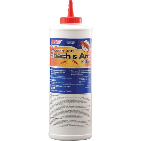 Orthoboric Acid Roach and Ant Killer, 16 Ounces