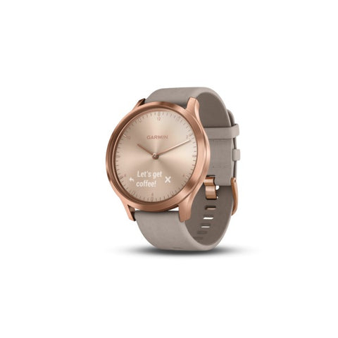 vivomove(R) HR Premium (Rose Gold with Gray Suede)