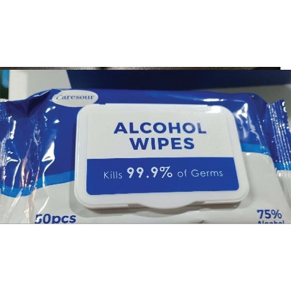 75% Alcohol Disinfecting Wipes (50 Count)