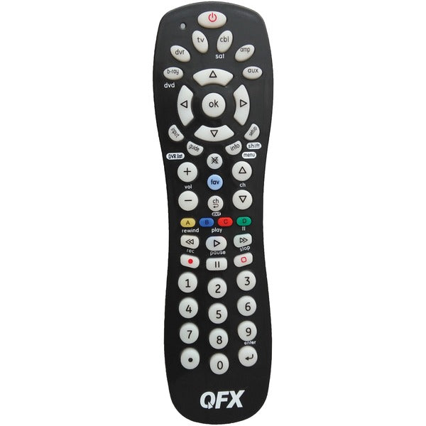 6-in-1 Universal Remote with Glow-in-the-Dark Buttons