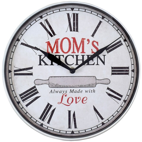 12-Inch Mom's Kitchen Wall Clock