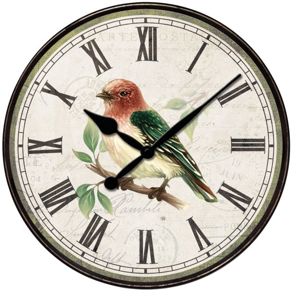 12-Inch Bird Wall Clock