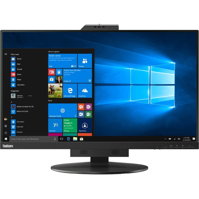 Lenovo ThinkCentre Tiny-in-One 27 27" WQHD WLED LCD Monitor - 16:9 - Black