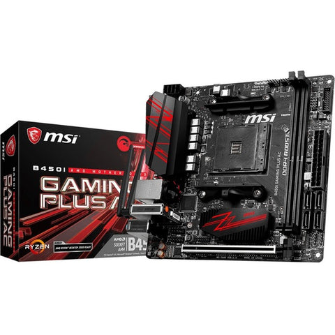 MSI B450I GAMING PLUS MAX WIFI Desktop Motherboard - AMD Chipset - Socket AM4