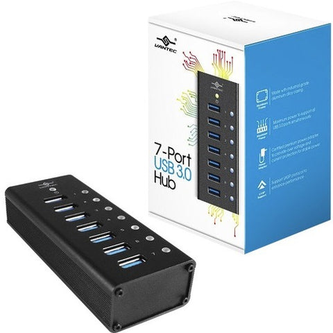 The Vantec 7 Usb Port Smart Charger Opens Up The Opportunity To Connect Multiple