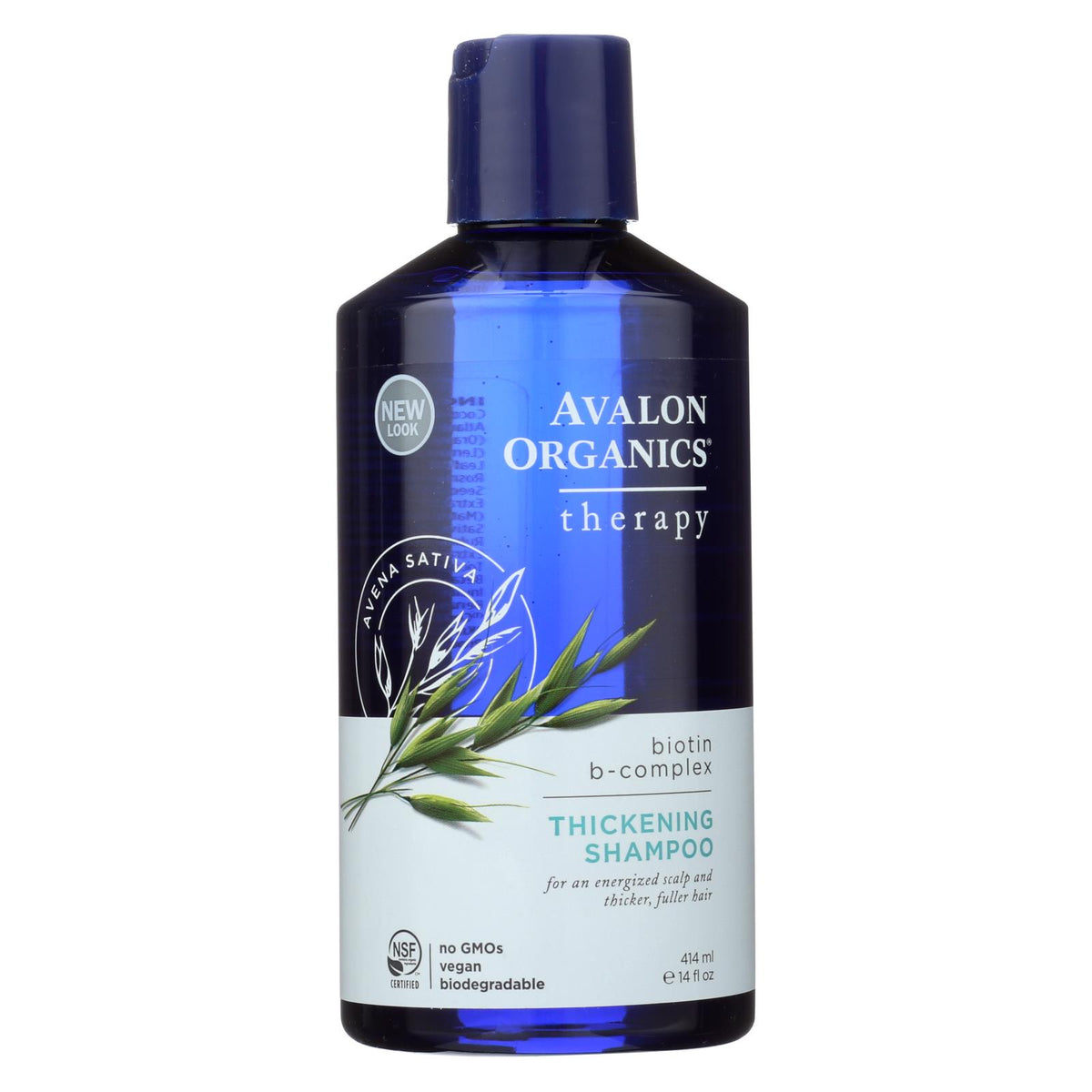 Avalon Organics Thickening Shampoo Biotin B Complex Therapy - 14 Fl Oz