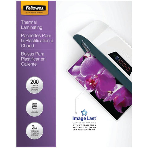 Fellowes 5244101 Imagelast Laminating Pouches, Letter, 200 Pk