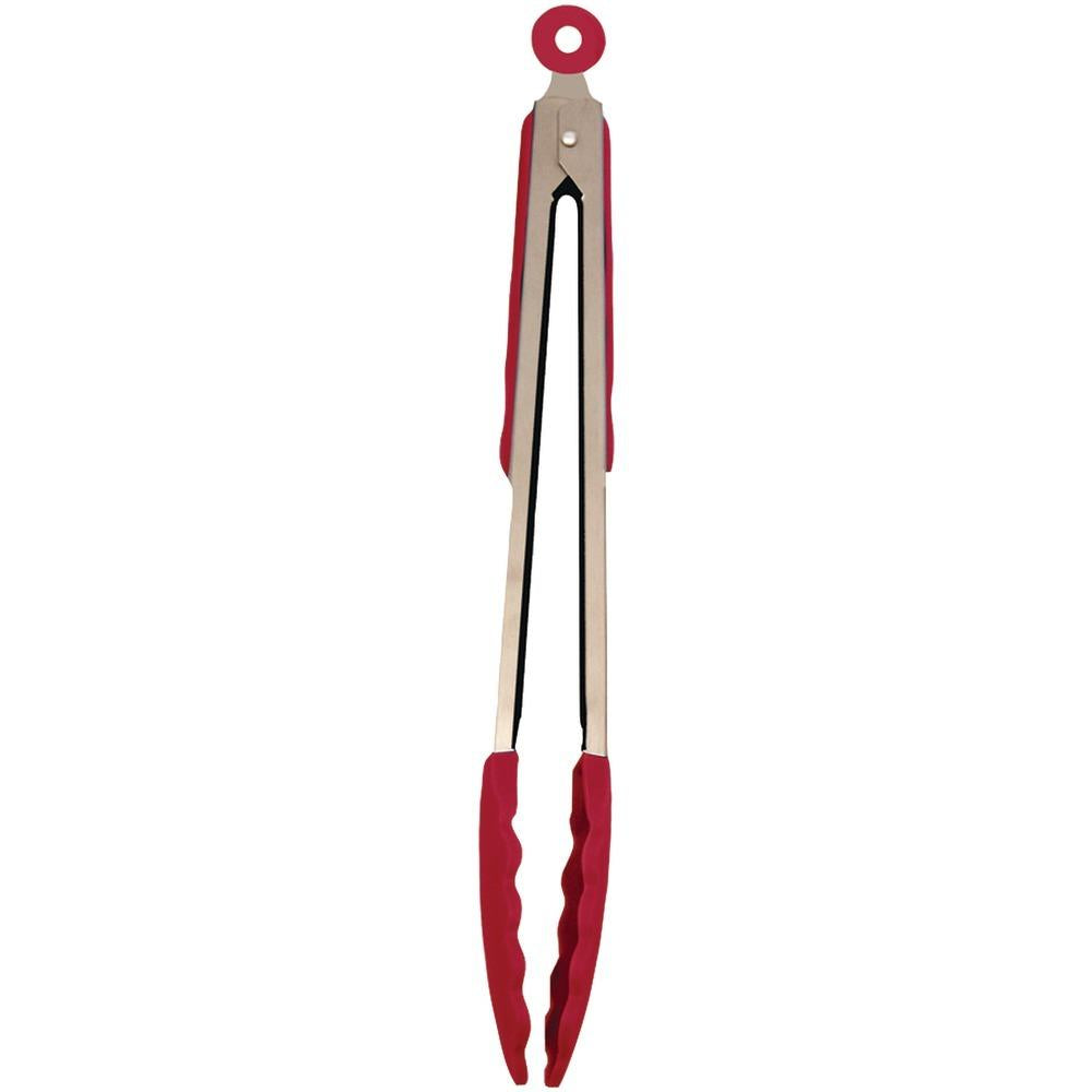 Starfrit 093291-006-0000 Red Silicone 12 Tongs