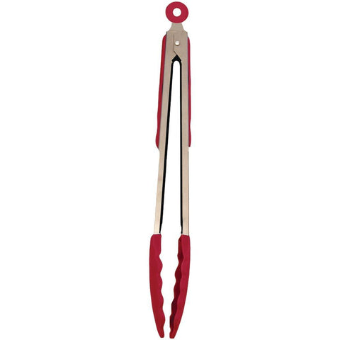 Starfrit 093291-006-0000 Red Silicone 12 Tongs