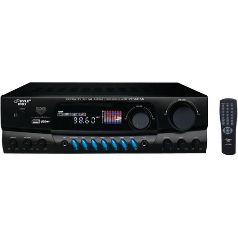 Pyle Pro 300-watt Digital Usb Stereo Receiver Pylpt560au