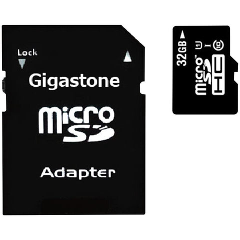 Gigastone Prime Series Microsd Card With Adapter (32gb) Gigs2in132gbr