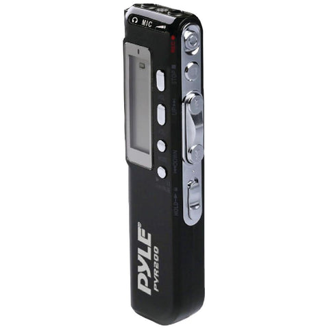 Pyle Home Digital Voice Recorder With 4gb Built-in Memory Pylpvr200