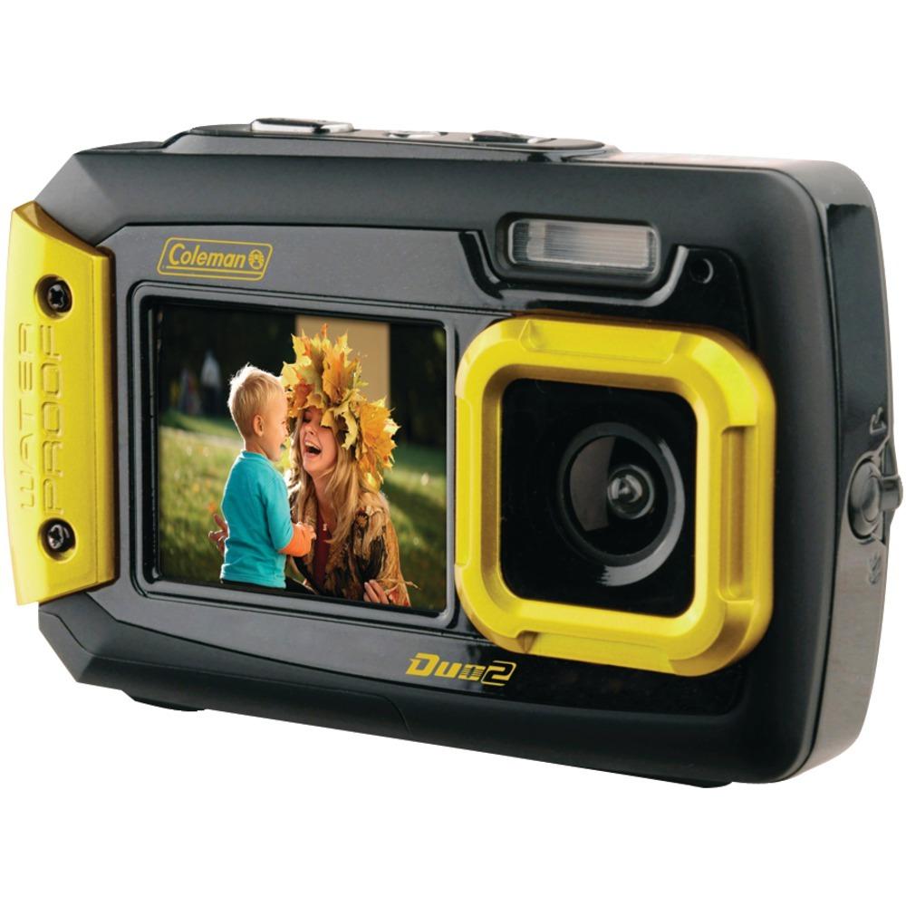 Coleman 2v9wp-y 20.0-megapixel Duo2 Dual-screen Waterproof Digital Camera (yellow)