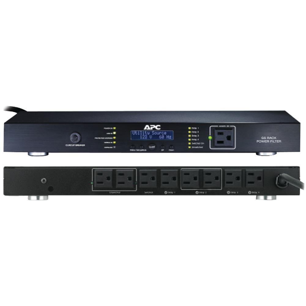 Apc 9-outlet G-type 15-amp Rack-mountable Power Conditioner Apng5blk