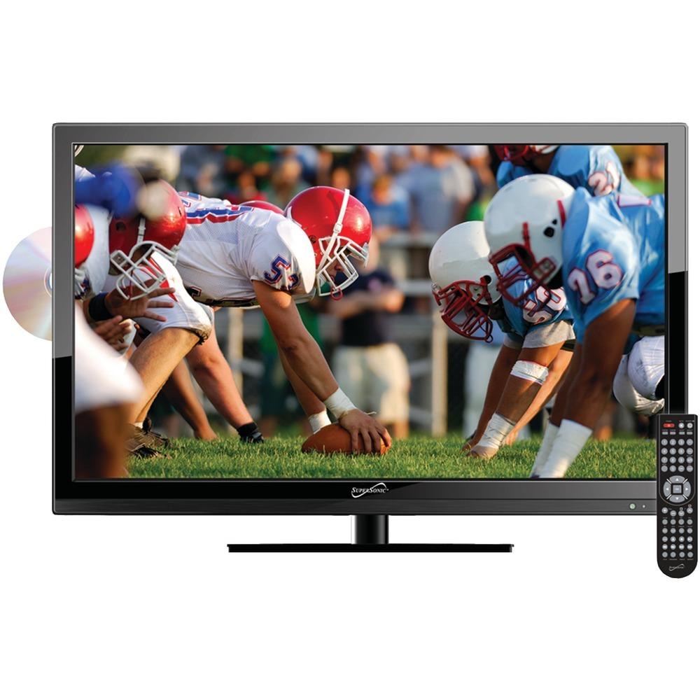 Supersonic Sc-1912 18.5 720p Led Tv/dvd Combination, Ac/dc Compatible With Rv/boat