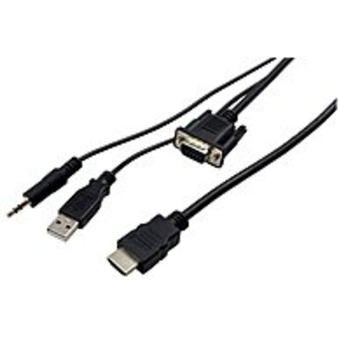 Visiontek 900824 Vga To Hdmi 1.5m Active Cable (m/m) - Hdmi/vga For Video Device - 4.92 Ft - Hd-15 Male Vga - Hdmi Male Digital Audio/video