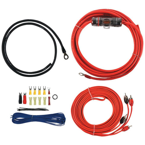 T>spec V6-rak8 V6 Series Amp Installation Kit With Rca Cables (8 Gauge)