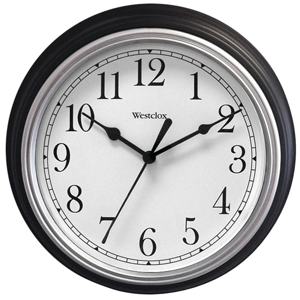 Westclox 46991a 9 Decorative Wall Clock (black)