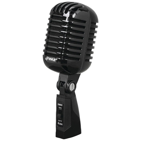 Pyle Pro Classic Retro Vintage-style Dynamic Vocal Microphone (black) Pylpdmicr42bk