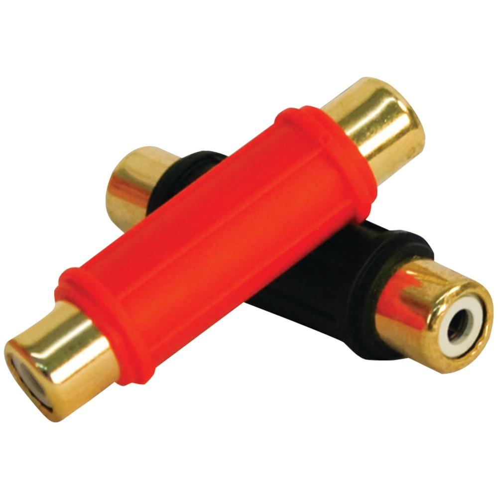 Db Link Plastic-grip Gold Barrel Connectors&#44; 2 Pk (female And Female) Dbdbf103